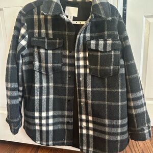 H&M Monochrome Checkered Jacket
